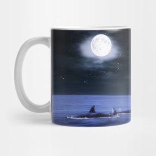 Wild Orcas Mug